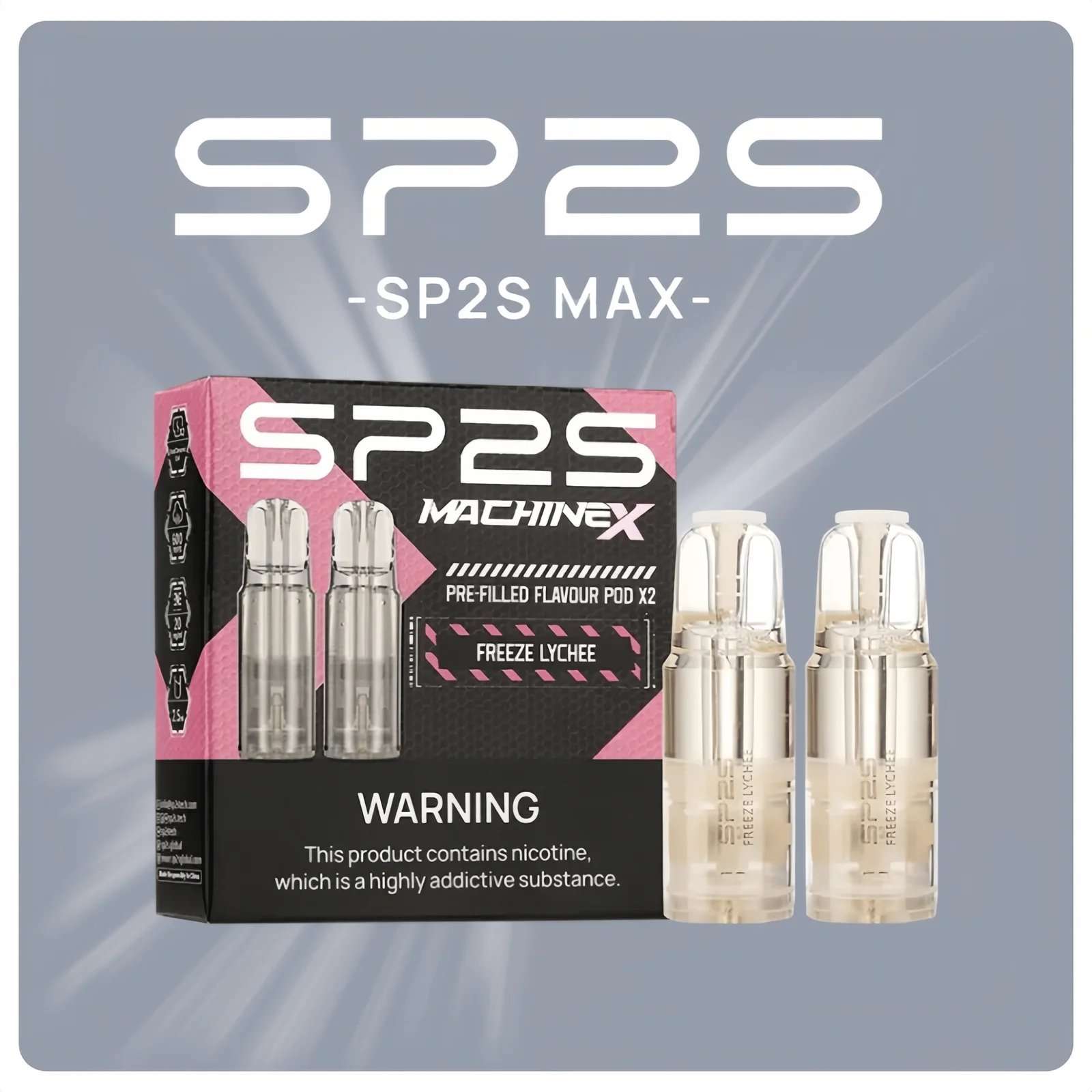 SP2S MAX 煙彈 | 多口味現貨 | SP2 MAX 主機專用 | 4ml*2顆裝